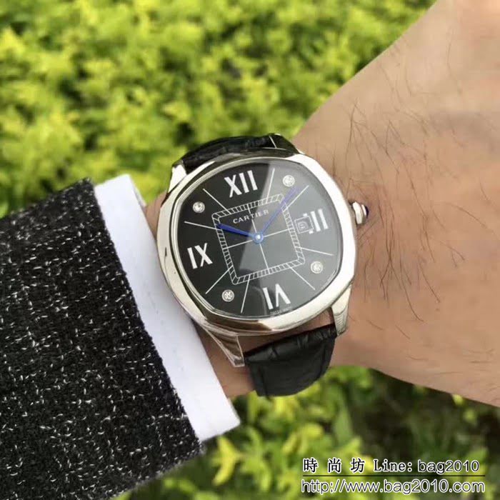CARTIER卡地亞 最新實拍 精品男士腕表 WSS1071